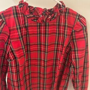 Jcrew plaid blouse
